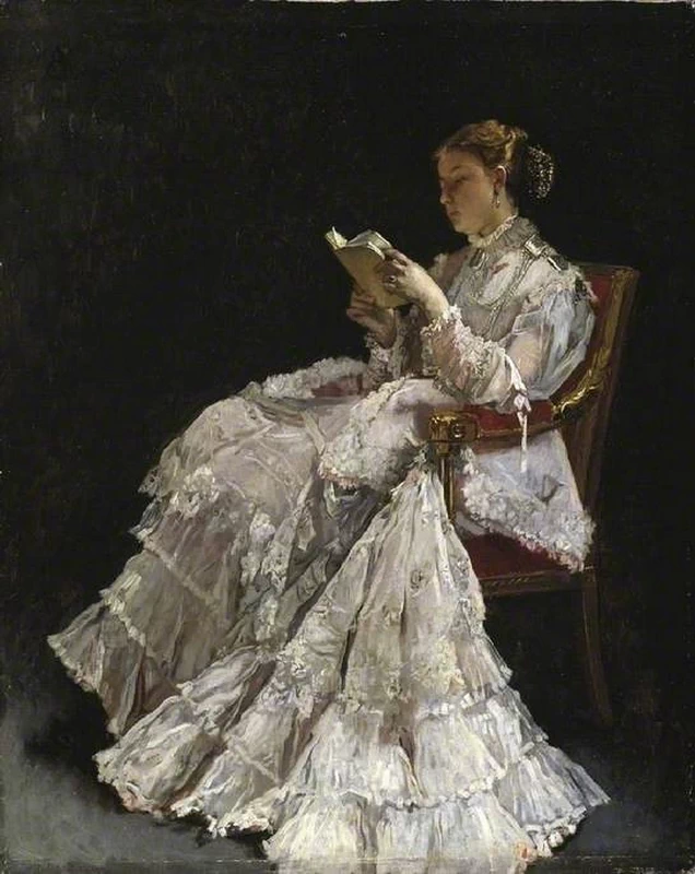 Alfred Émile Stevens - La lettura, Fitzwilliam Museum, Cambridge
